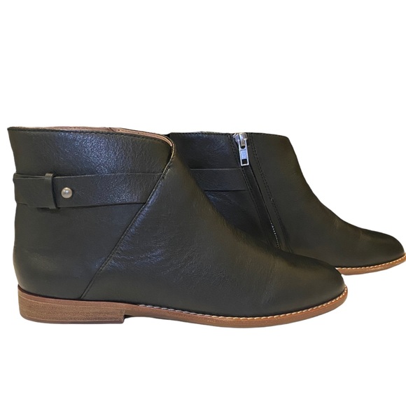 Madewell Shoes - Madewell Kelci black leather boot size 7.5.